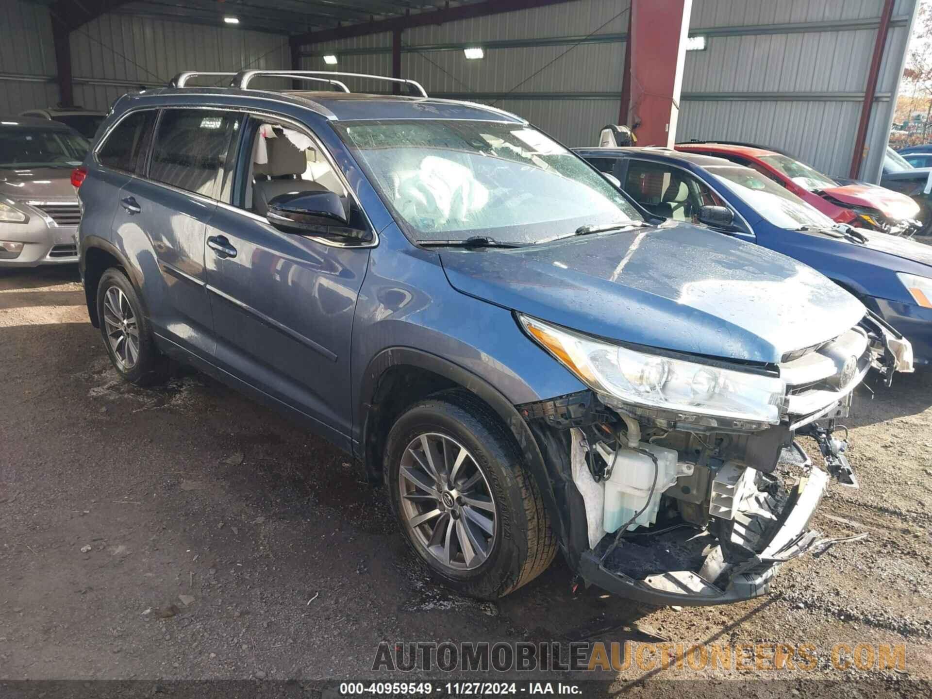 5TDJZRFH4JS486726 TOYOTA HIGHLANDER 2018