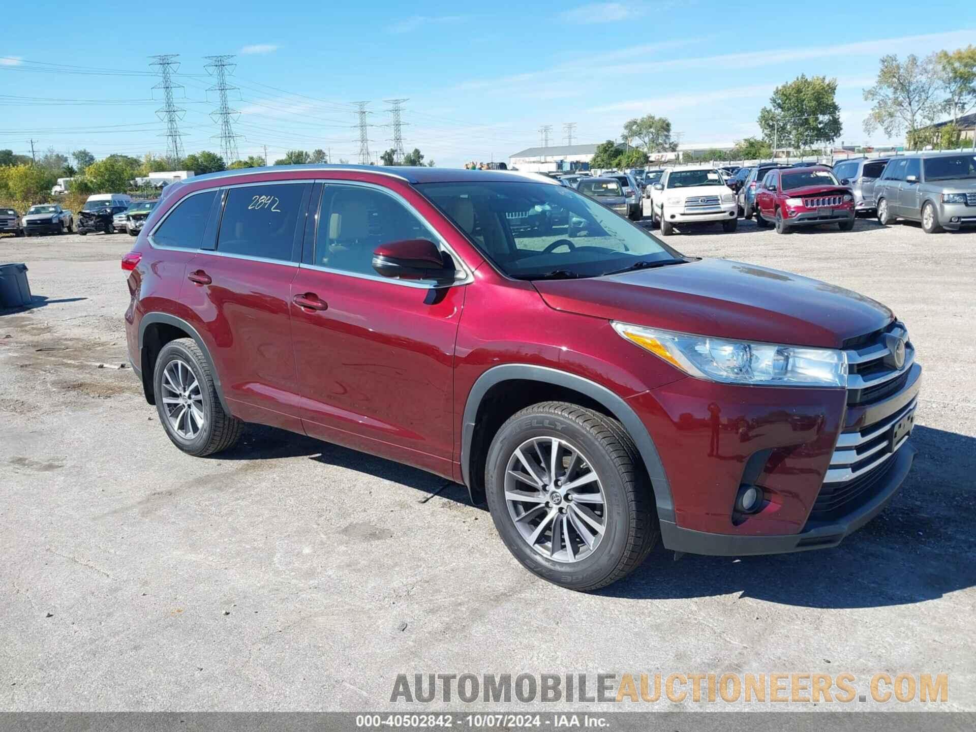 5TDJZRFH4JS841426 TOYOTA HIGHLANDER 2018