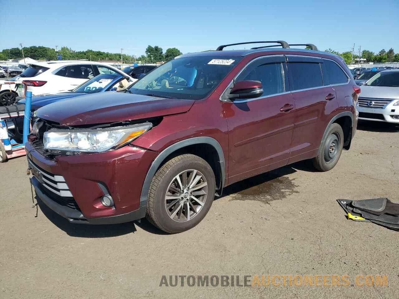 5TDJZRFH4JS846626 TOYOTA HIGHLANDER 2018