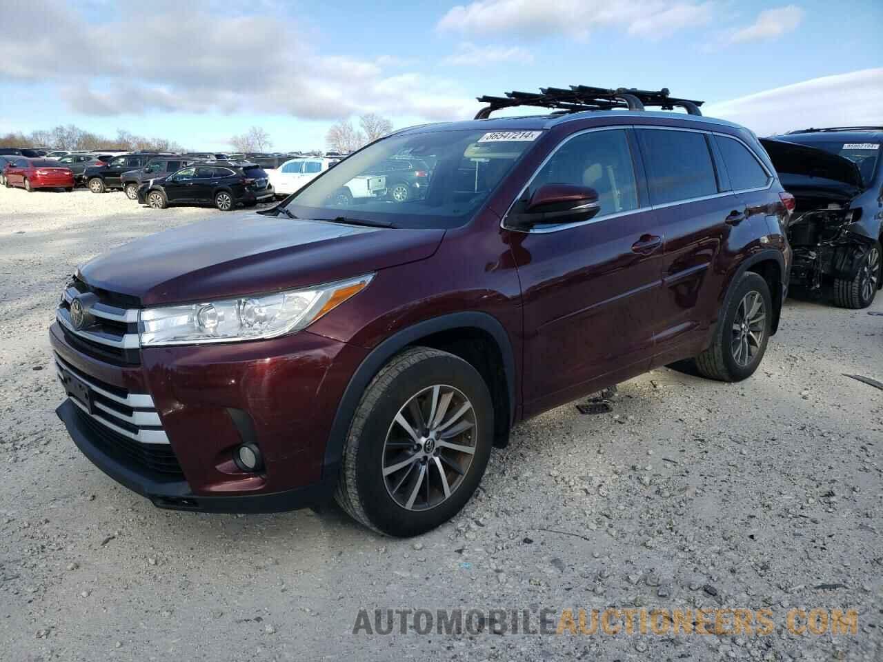 5TDJZRFH4JS906100 TOYOTA HIGHLANDER 2018