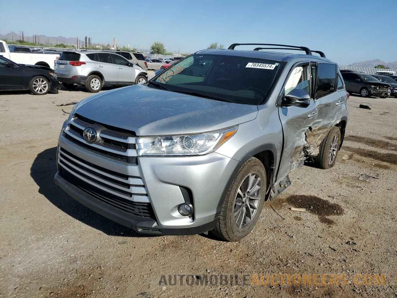 5TDJZRFH4KS584432 TOYOTA HIGHLANDER 2019