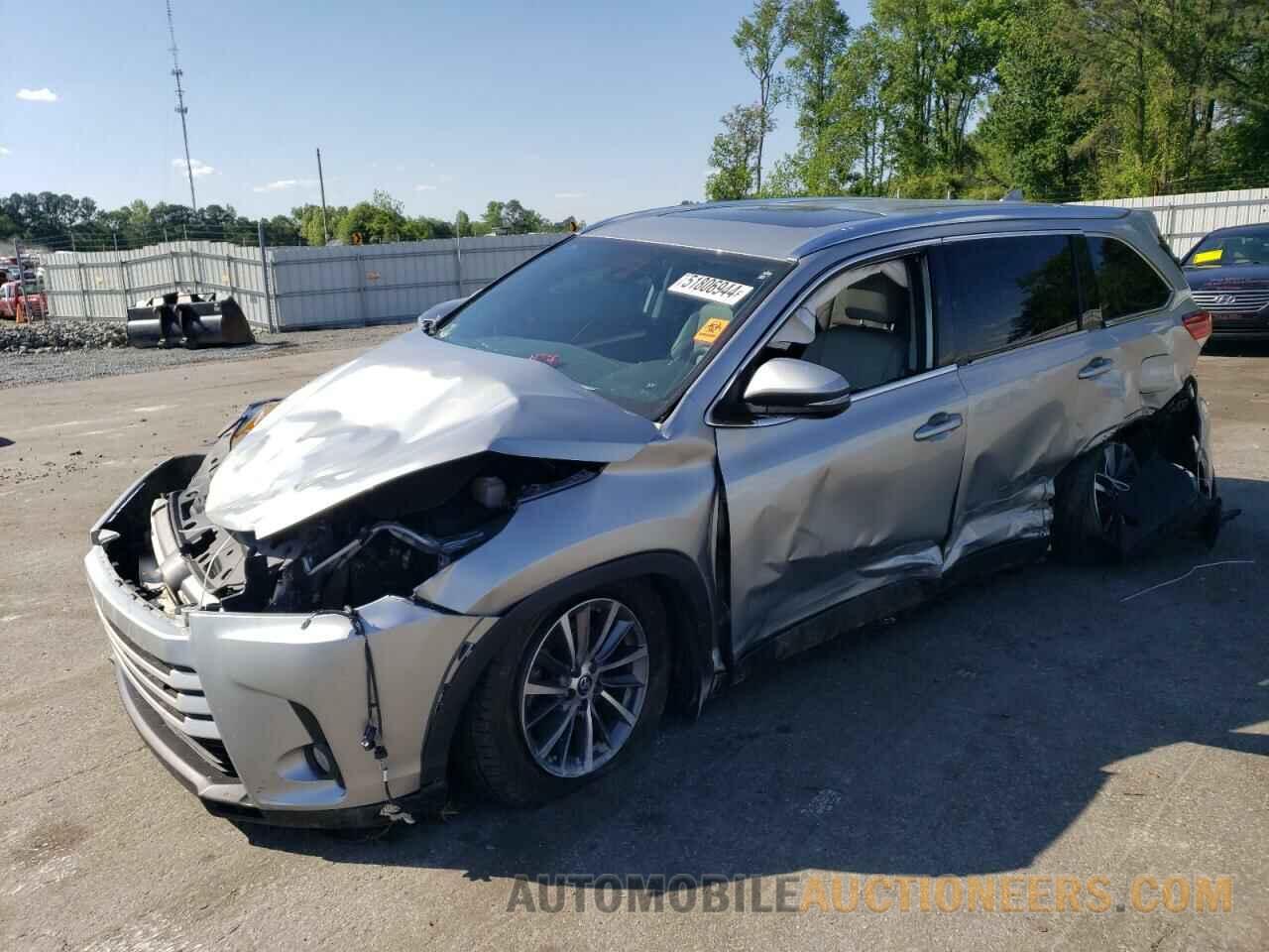 5TDJZRFH4KS589758 TOYOTA HIGHLANDER 2019