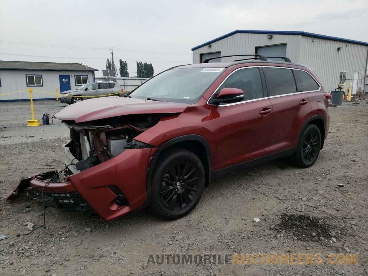 5TDJZRFH4KS607692 TOYOTA HIGHLANDER 2019