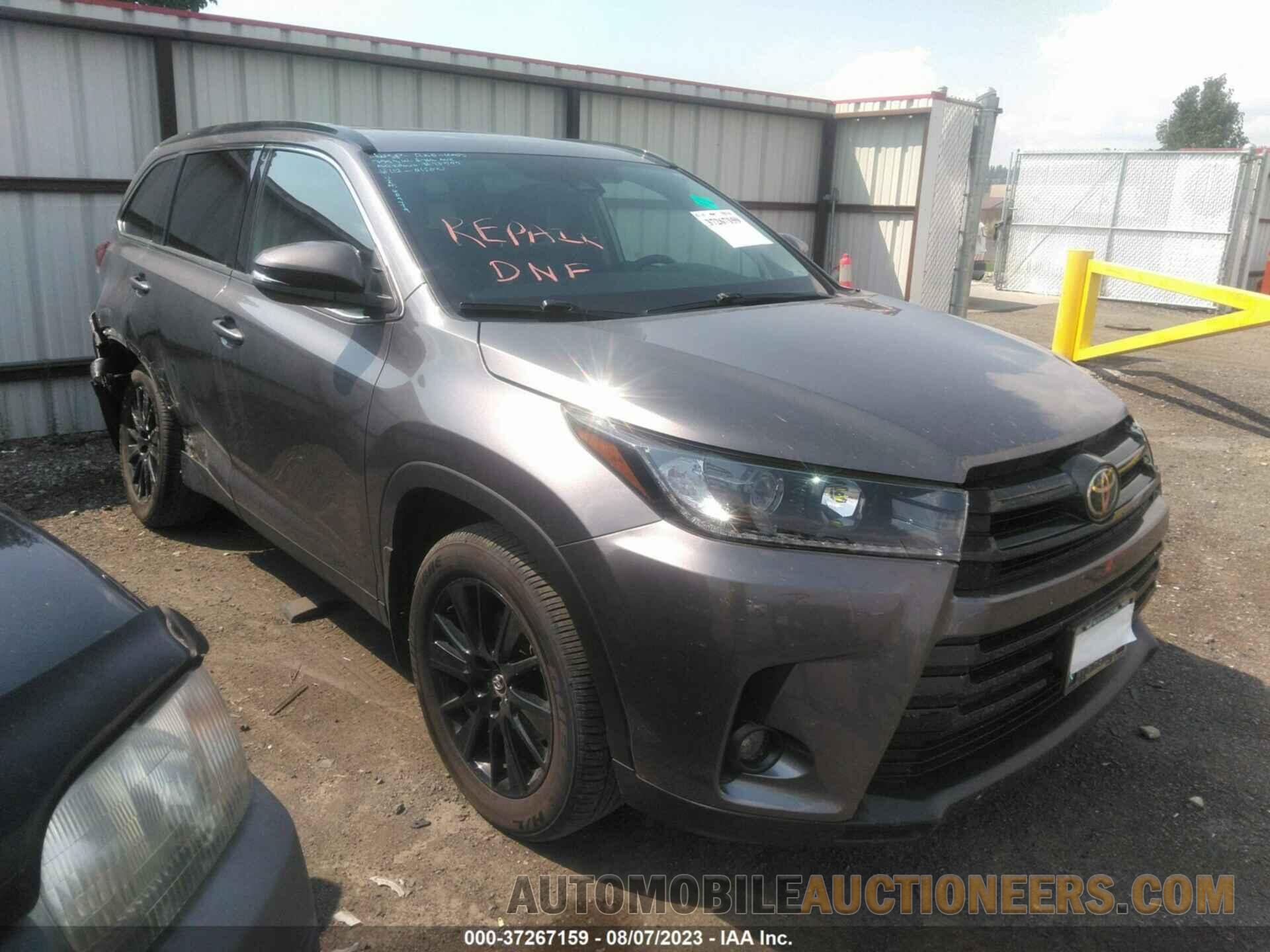 5TDJZRFH4KS609779 TOYOTA HIGHLANDER 2019