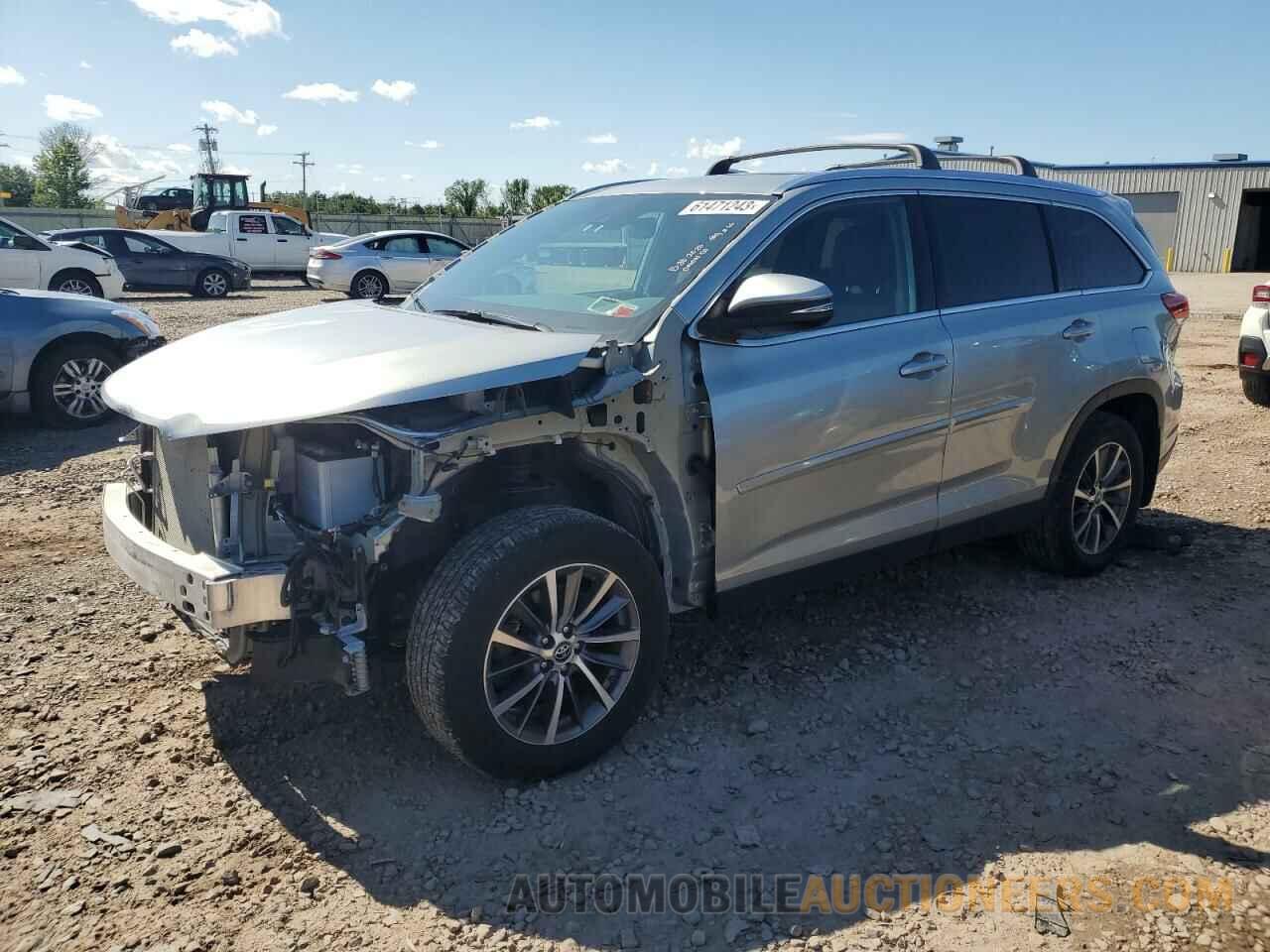 5TDJZRFH4KS612312 TOYOTA HIGHLANDER 2019