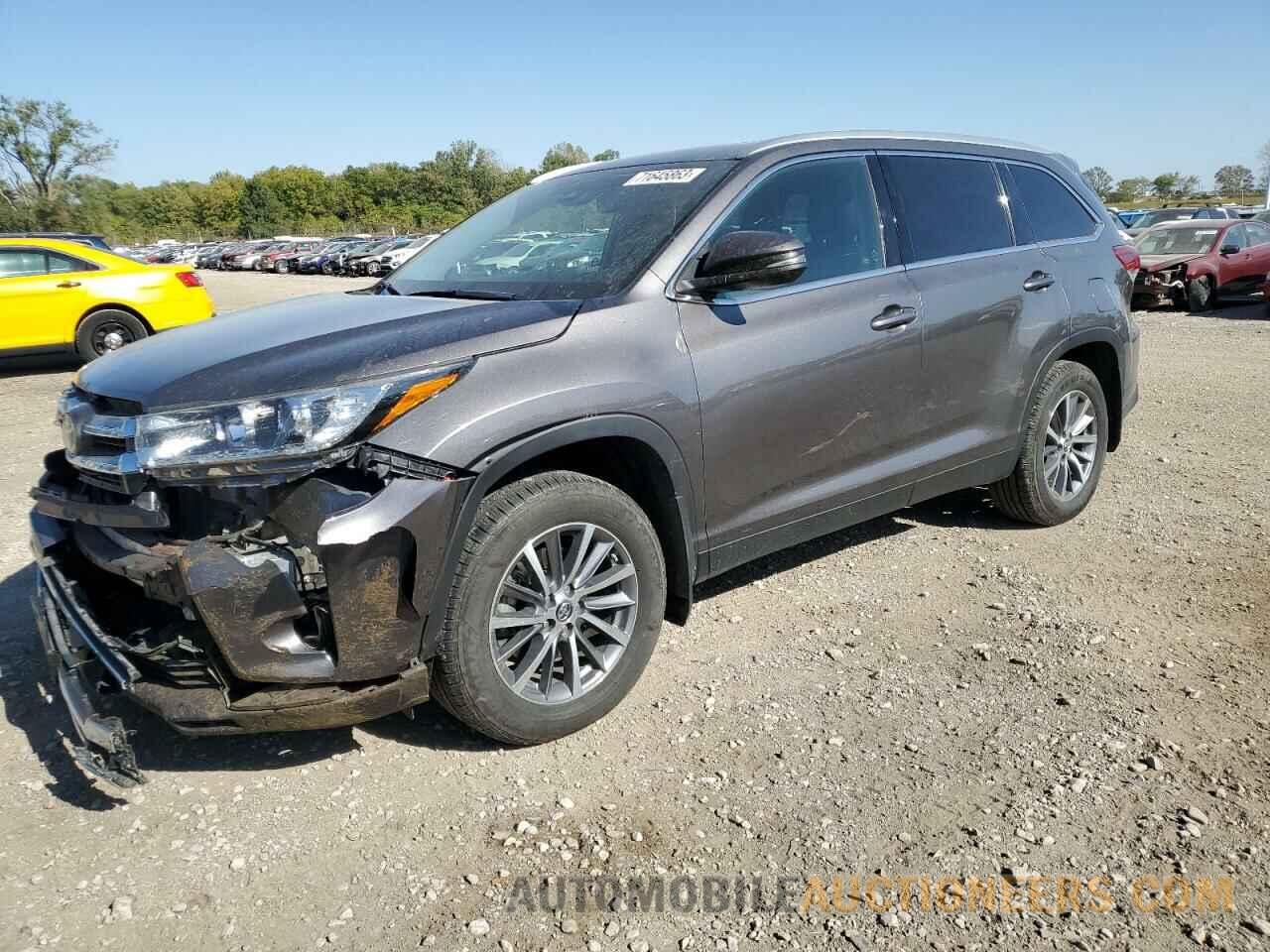 5TDJZRFH4KS617090 TOYOTA HIGHLANDER 2019