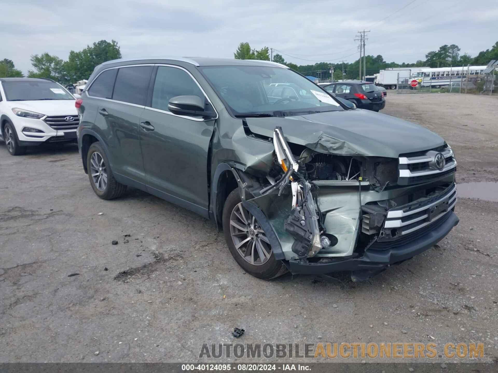 5TDJZRFH4KS742350 TOYOTA HIGHLANDER 2019