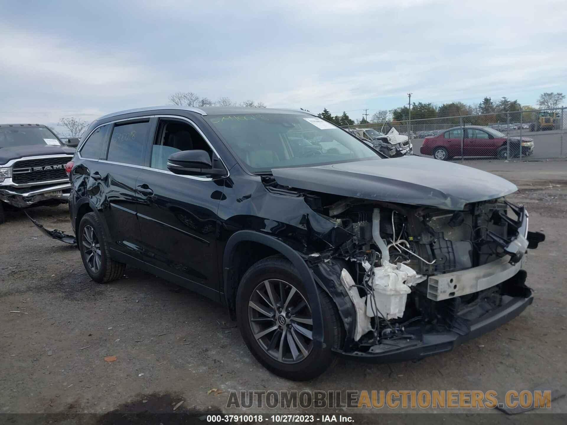 5TDJZRFH4KS917308 TOYOTA HIGHLANDER 2019