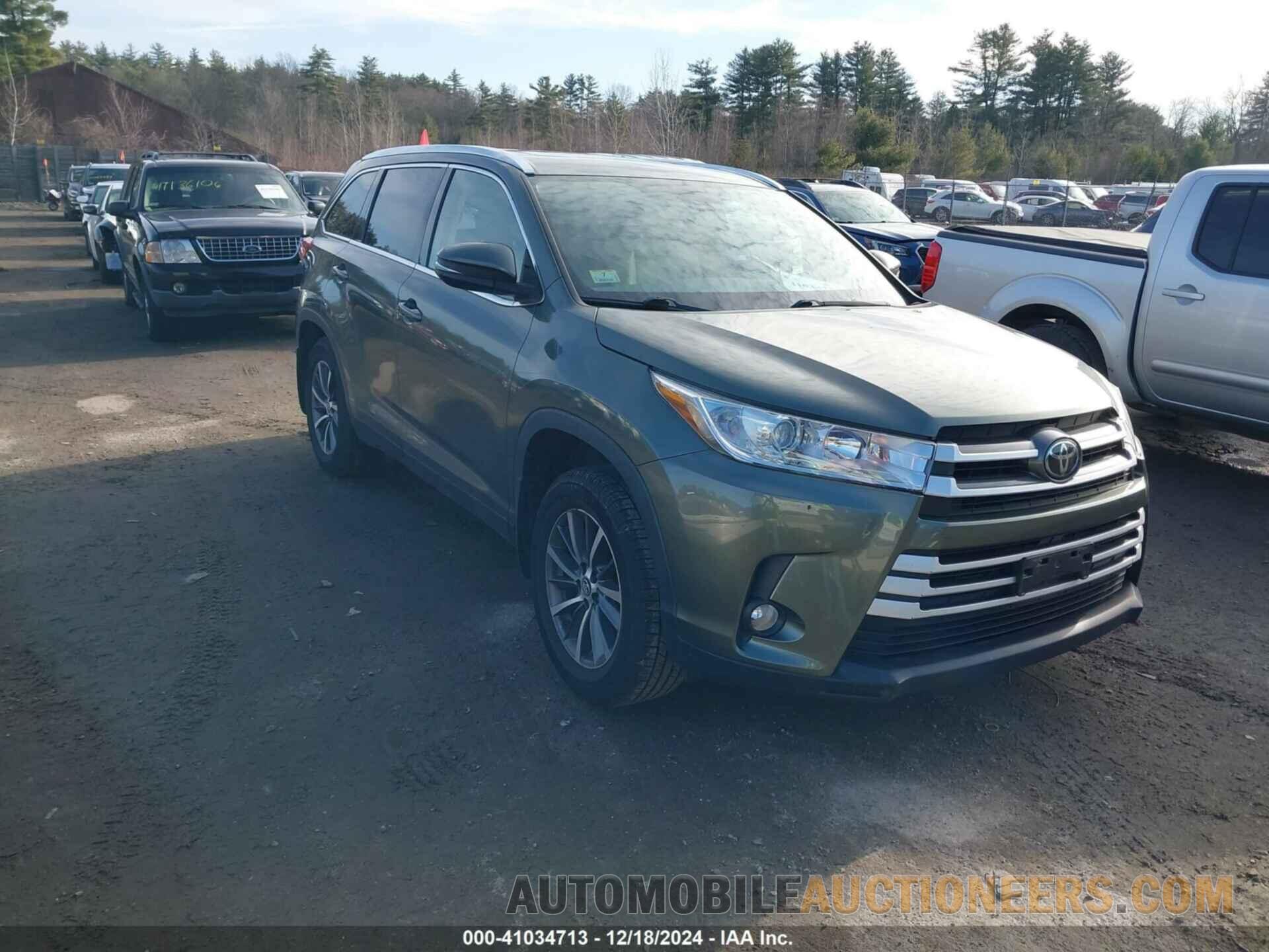 5TDJZRFH4KS931337 TOYOTA HIGHLANDER 2019