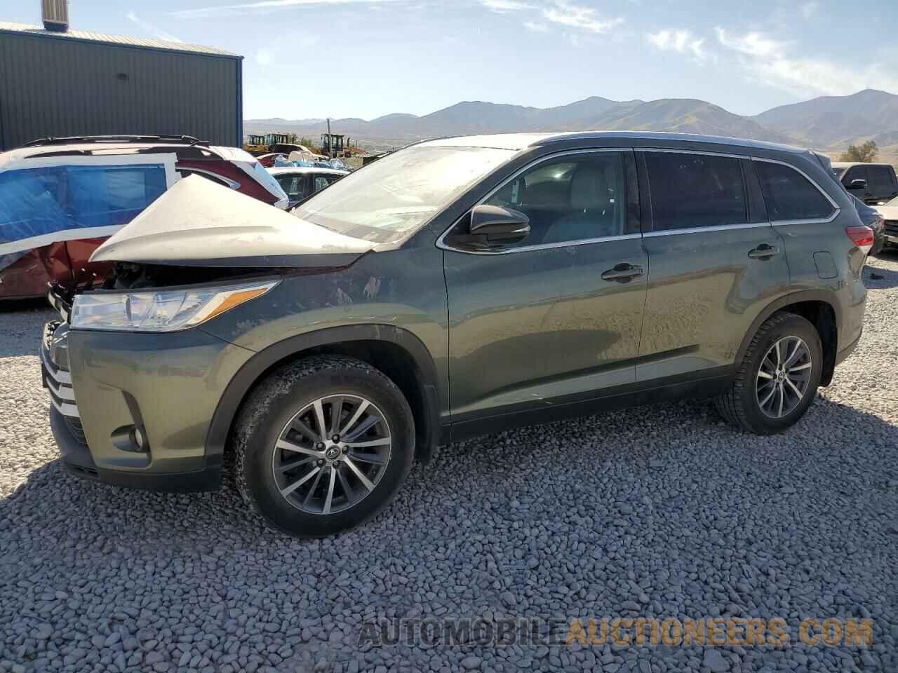 5TDJZRFH4KS931600 TOYOTA HIGHLANDER 2019