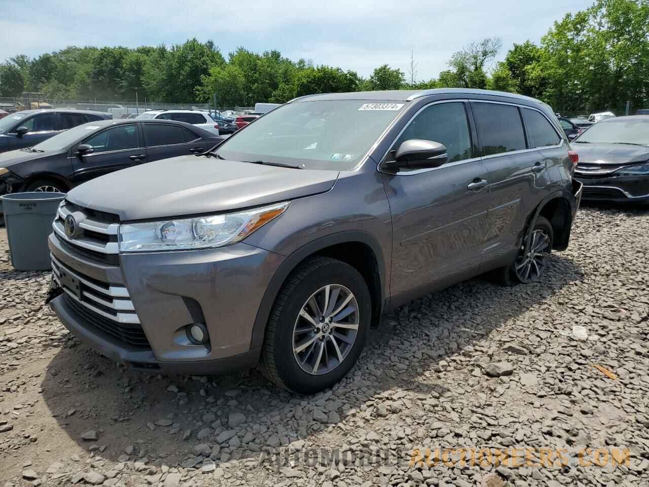 5TDJZRFH4KS950261 TOYOTA HIGHLANDER 2019