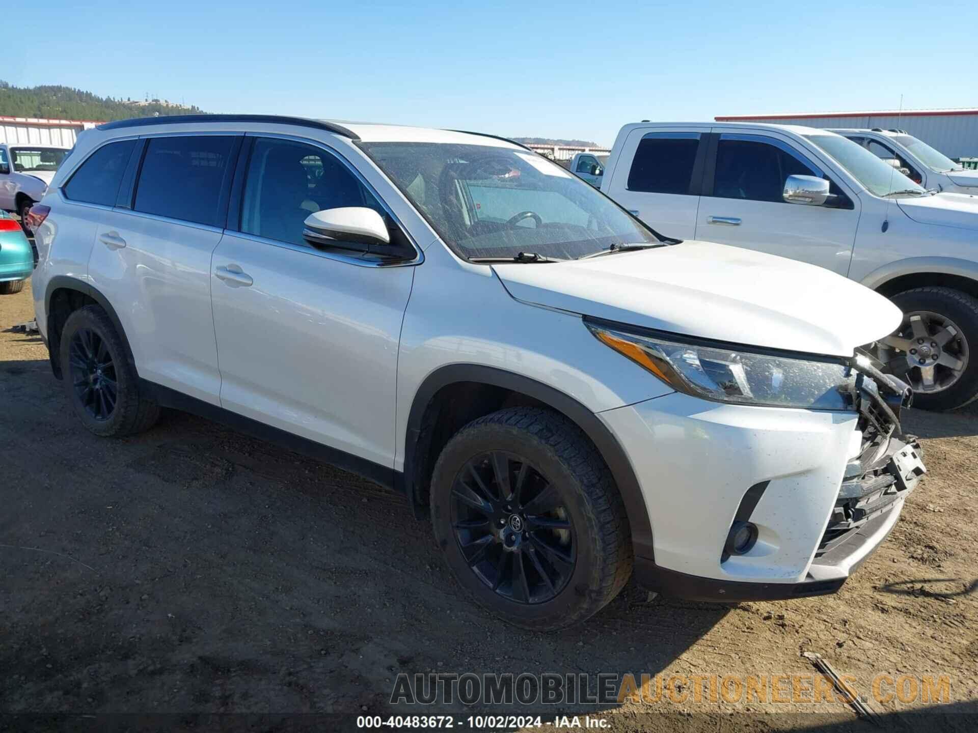 5TDJZRFH4KS956299 TOYOTA HIGHLANDER 2019