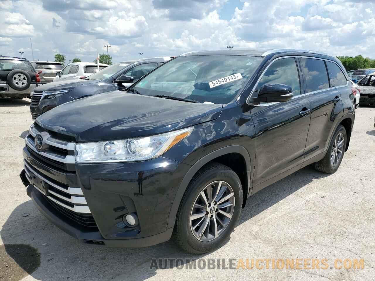 5TDJZRFH4KS962068 TOYOTA HIGHLANDER 2019