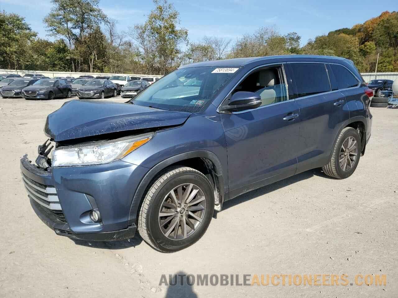 5TDJZRFH4KS997273 TOYOTA HIGHLANDER 2019