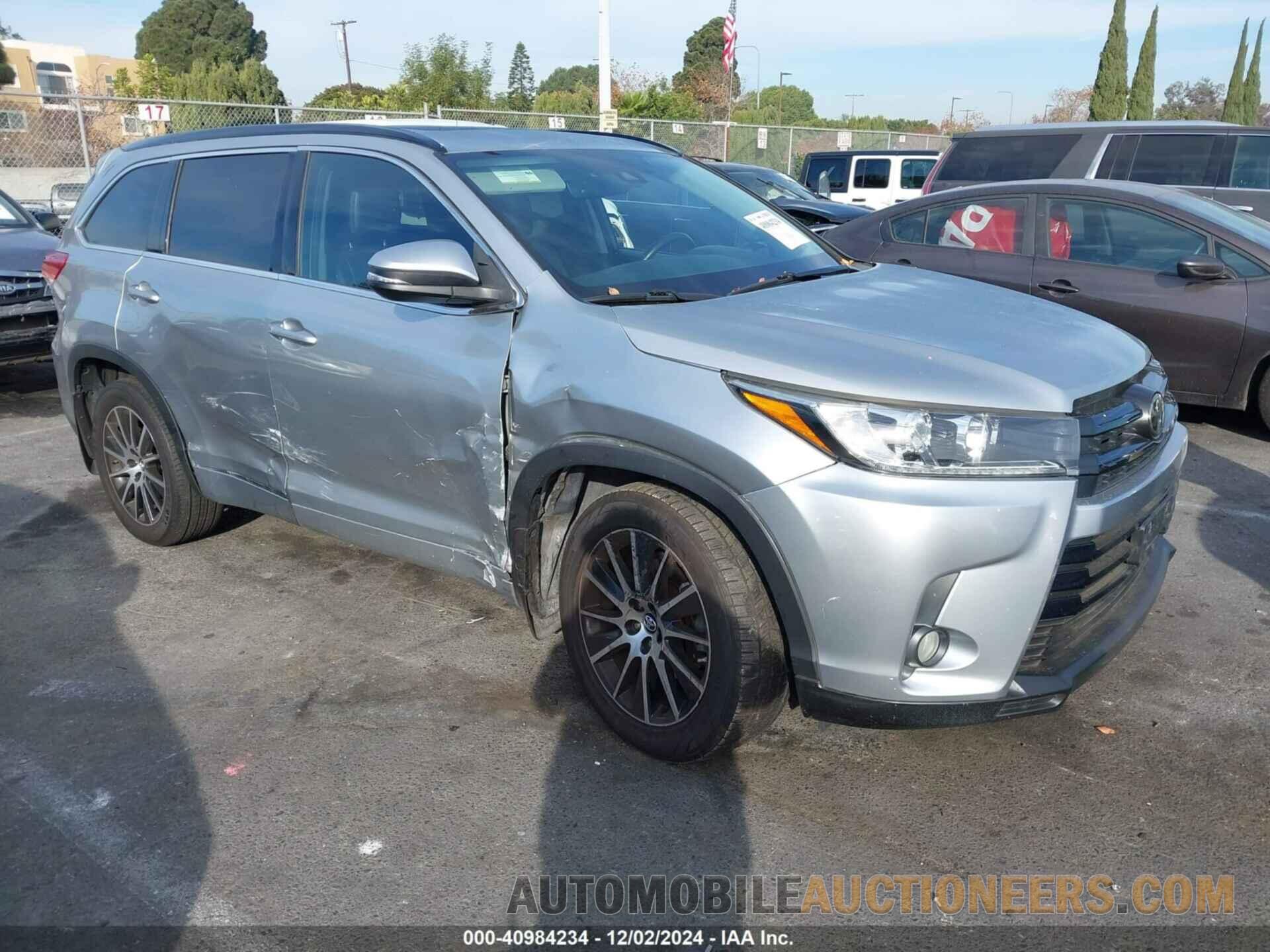 5TDJZRFH5HS385320 TOYOTA HIGHLANDER 2017