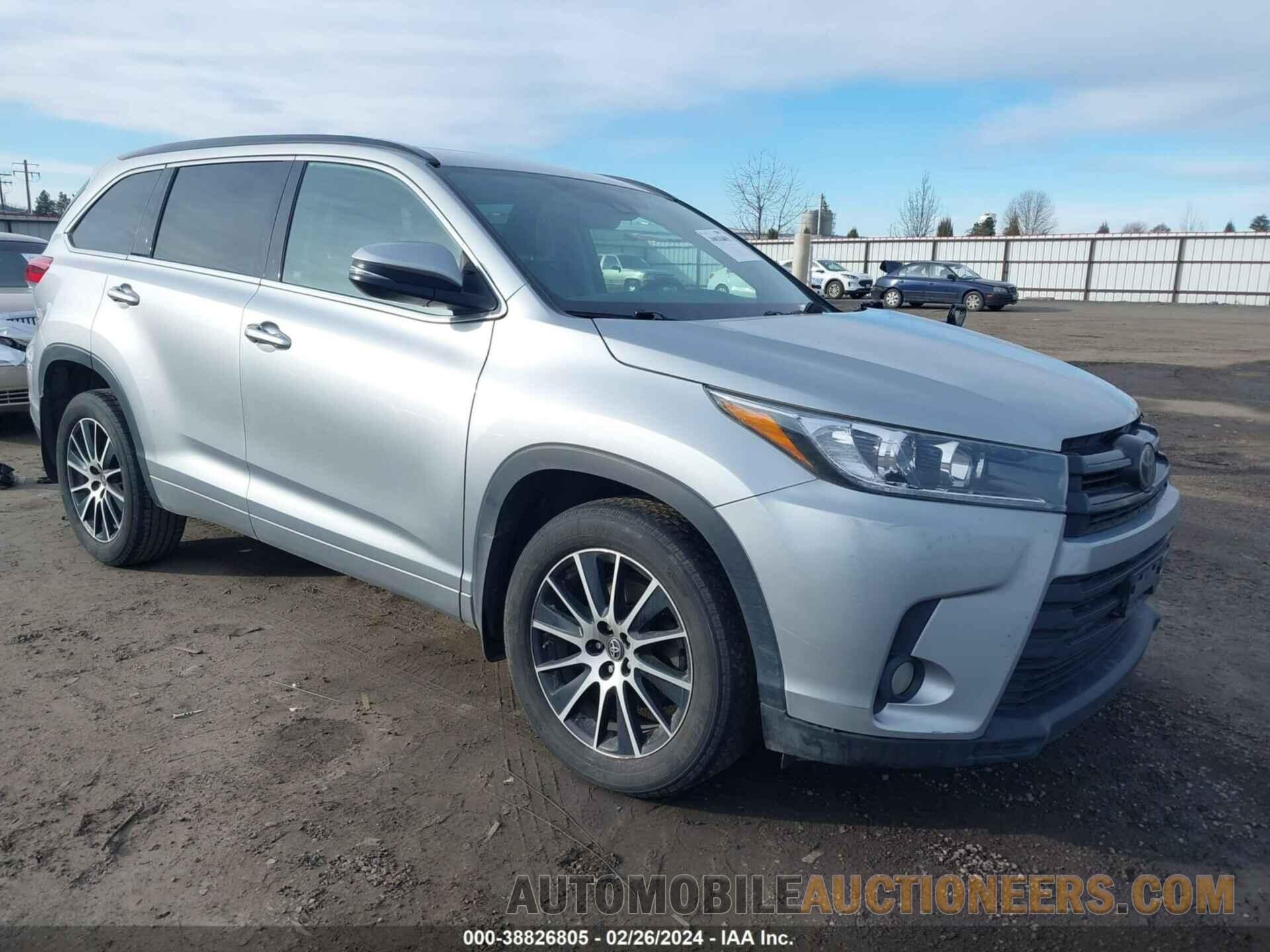 5TDJZRFH5HS456810 TOYOTA HIGHLANDER 2017