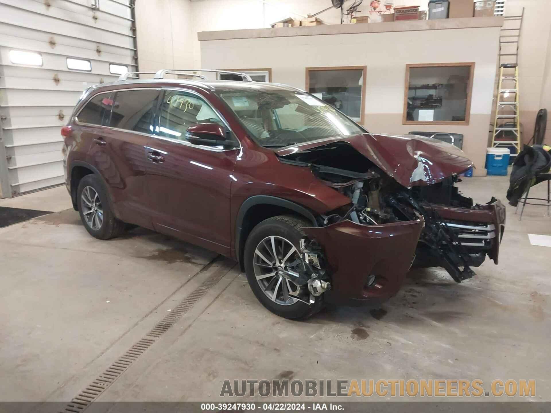 5TDJZRFH5HS478502 TOYOTA HIGHLANDER 2017