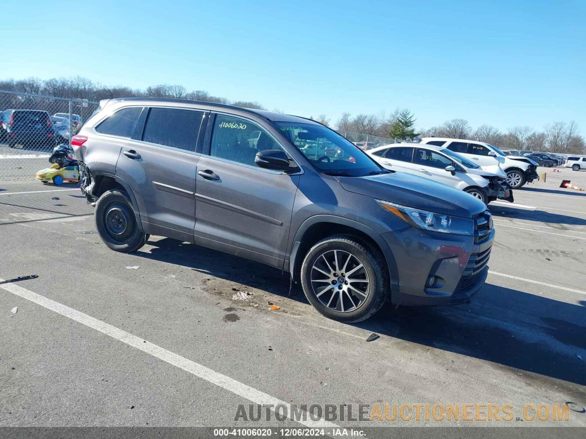 5TDJZRFH5JS815868 TOYOTA HIGHLANDER 2018