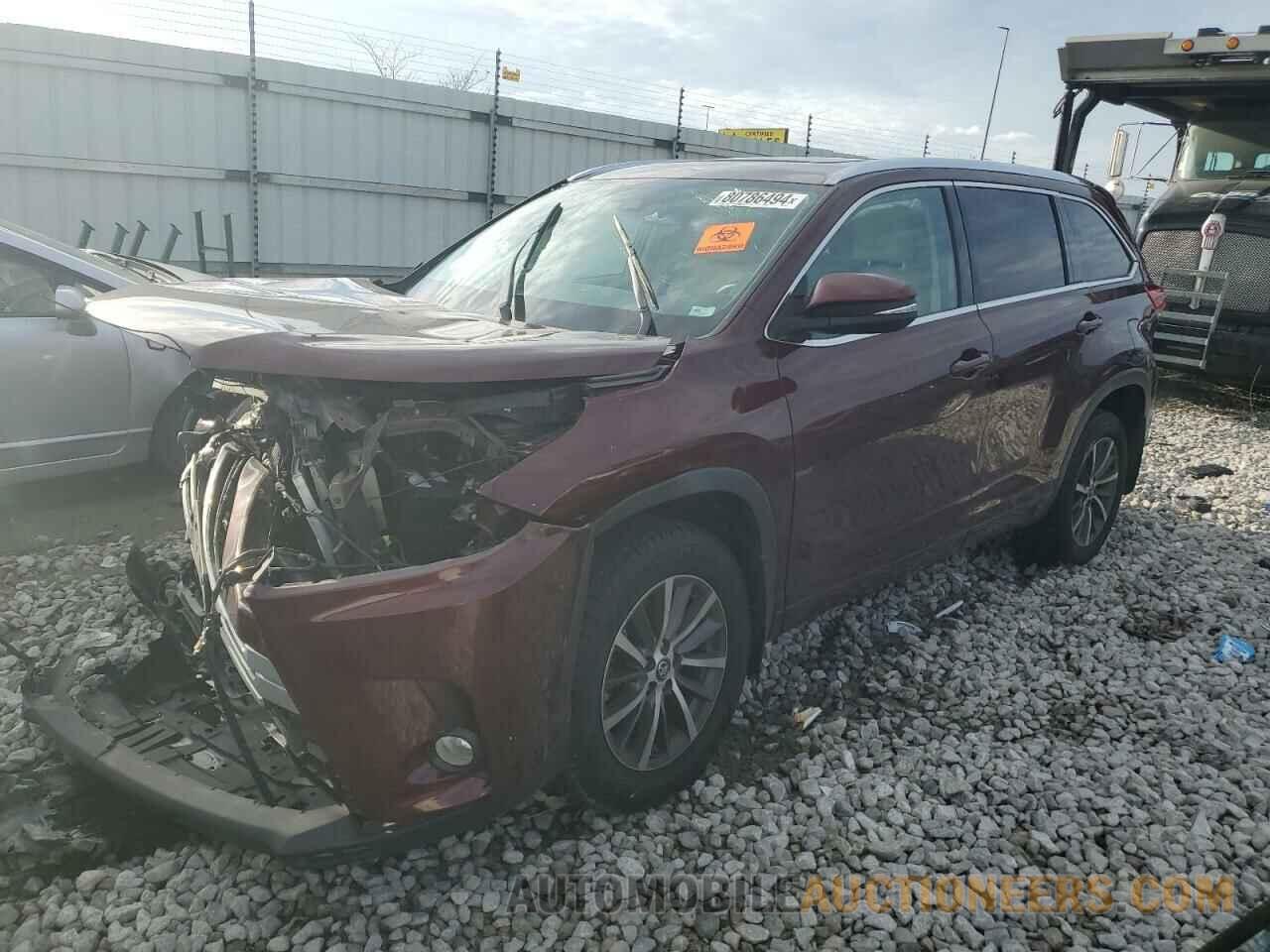 5TDJZRFH5JS825980 TOYOTA HIGHLANDER 2018