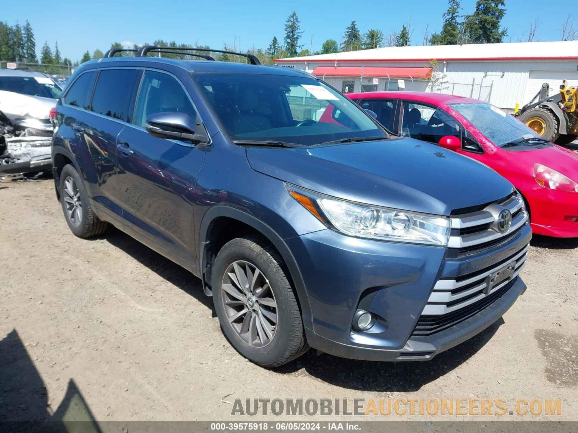 5TDJZRFH5JS865329 TOYOTA HIGHLANDER 2018