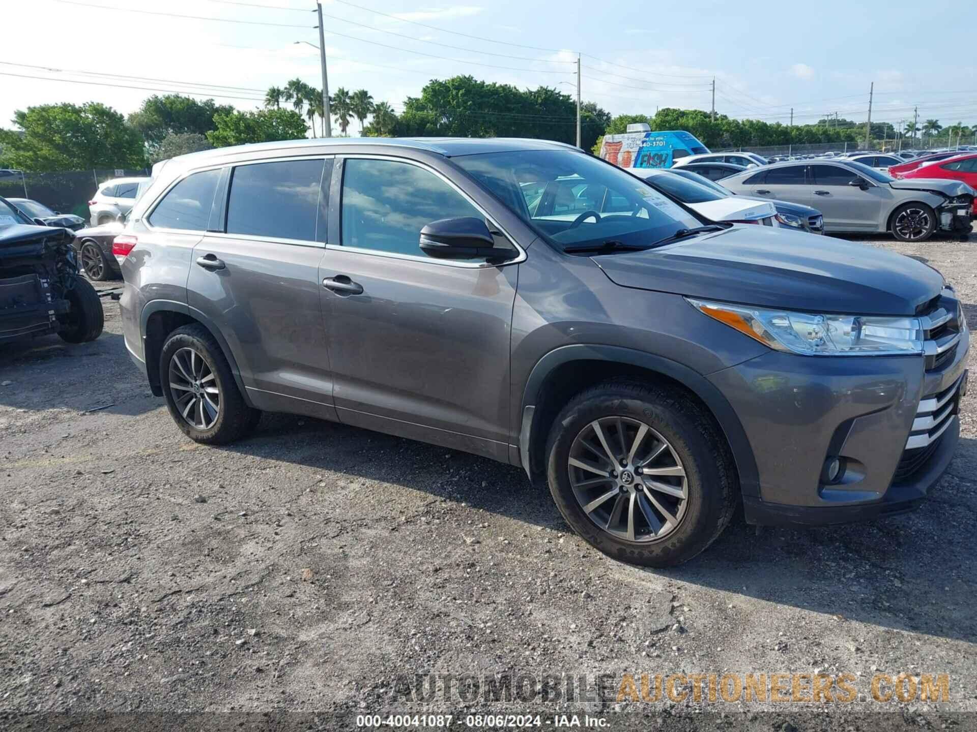 5TDJZRFH5JS898122 TOYOTA HIGHLANDER 2018