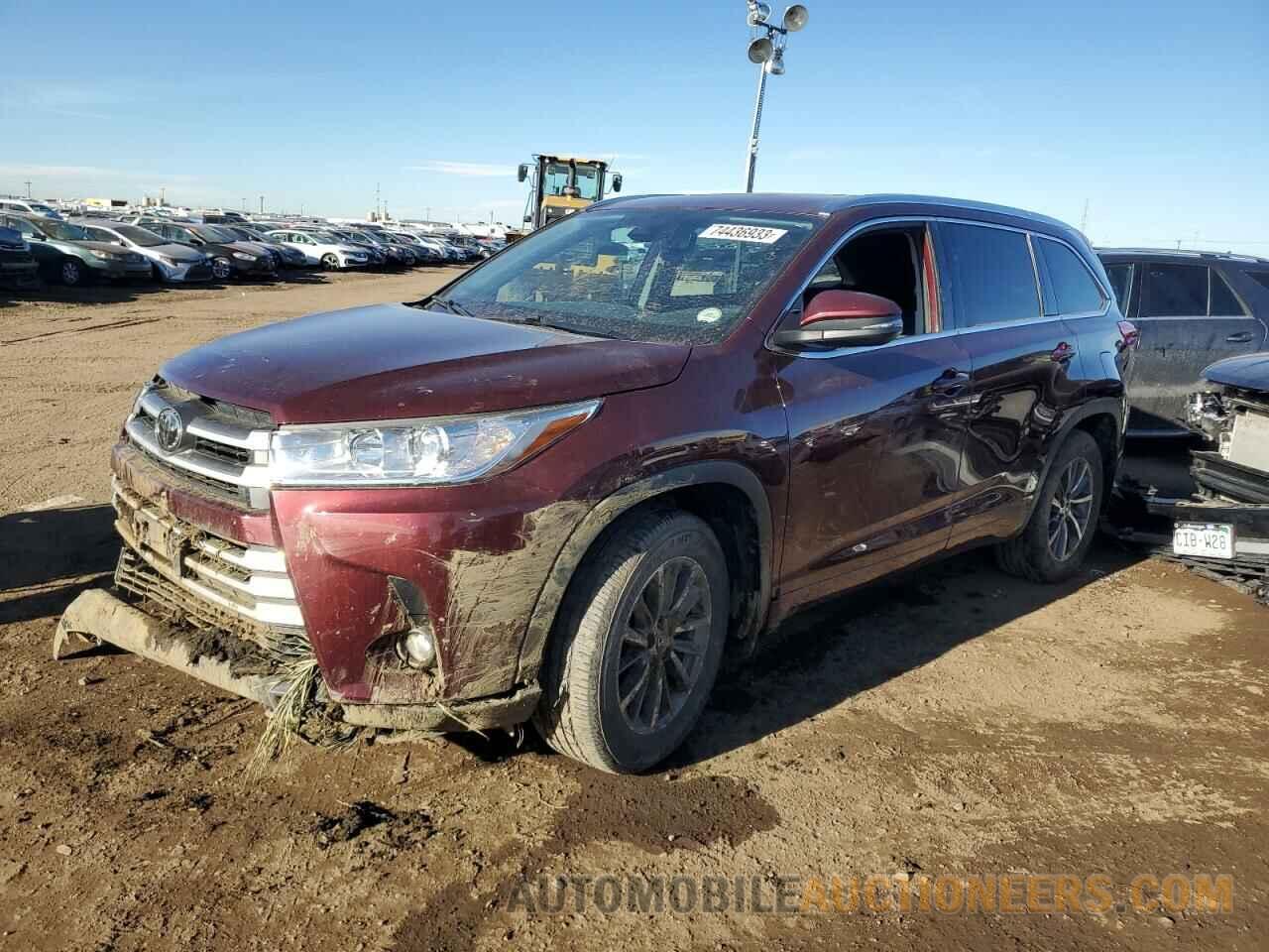 5TDJZRFH5JS903321 TOYOTA HIGHLANDER 2018