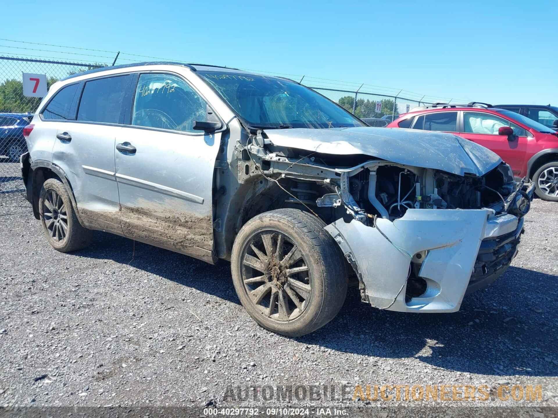 5TDJZRFH5KS571642 TOYOTA HIGHLANDER 2019