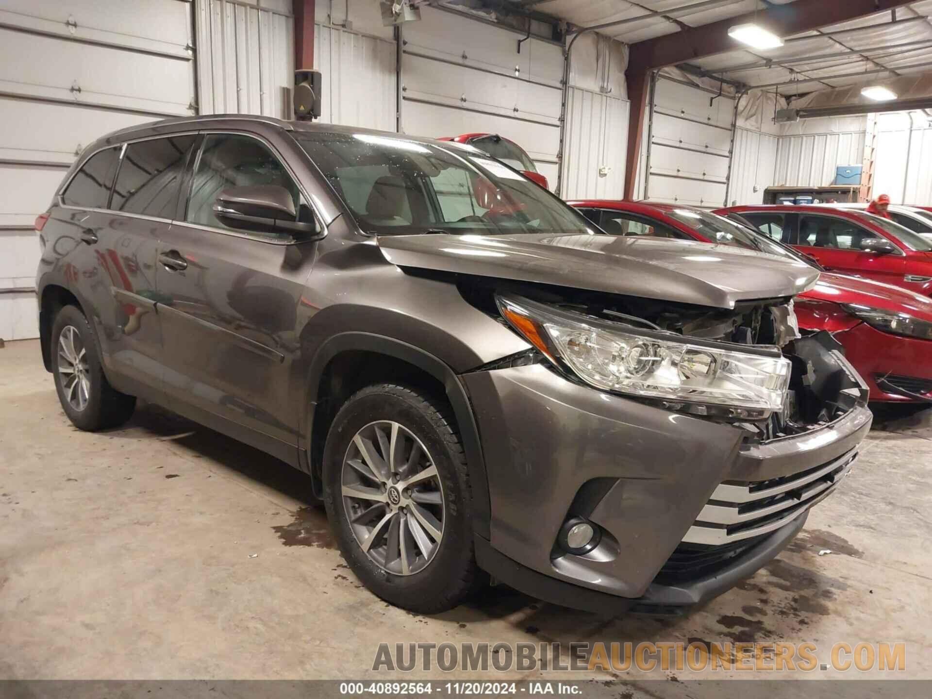 5TDJZRFH5KS574685 TOYOTA HIGHLANDER 2019