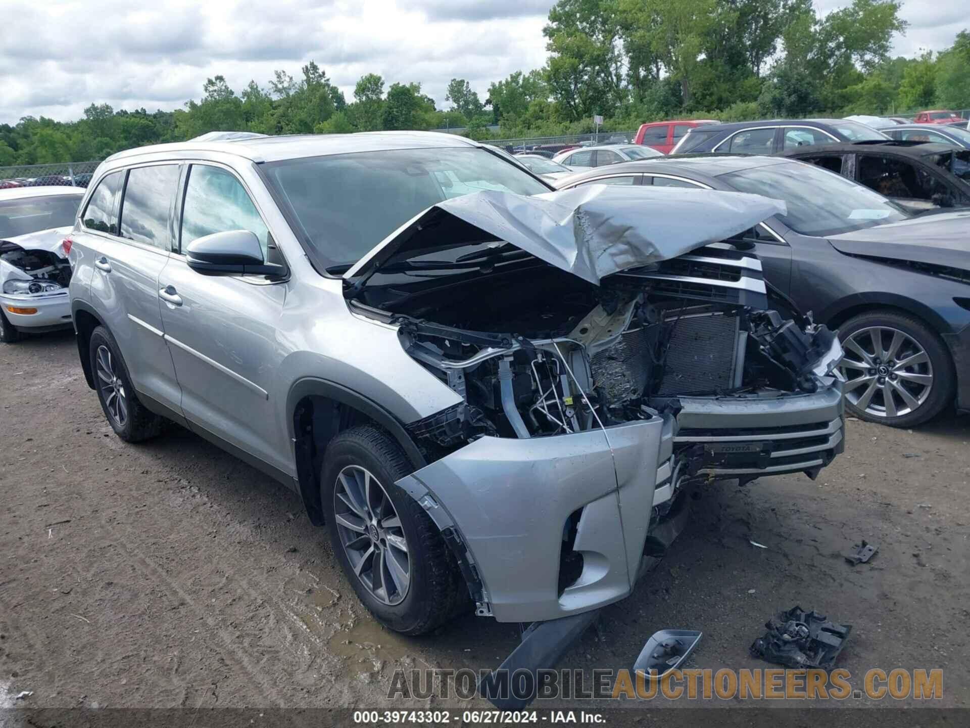 5TDJZRFH5KS584360 TOYOTA HIGHLANDER 2019