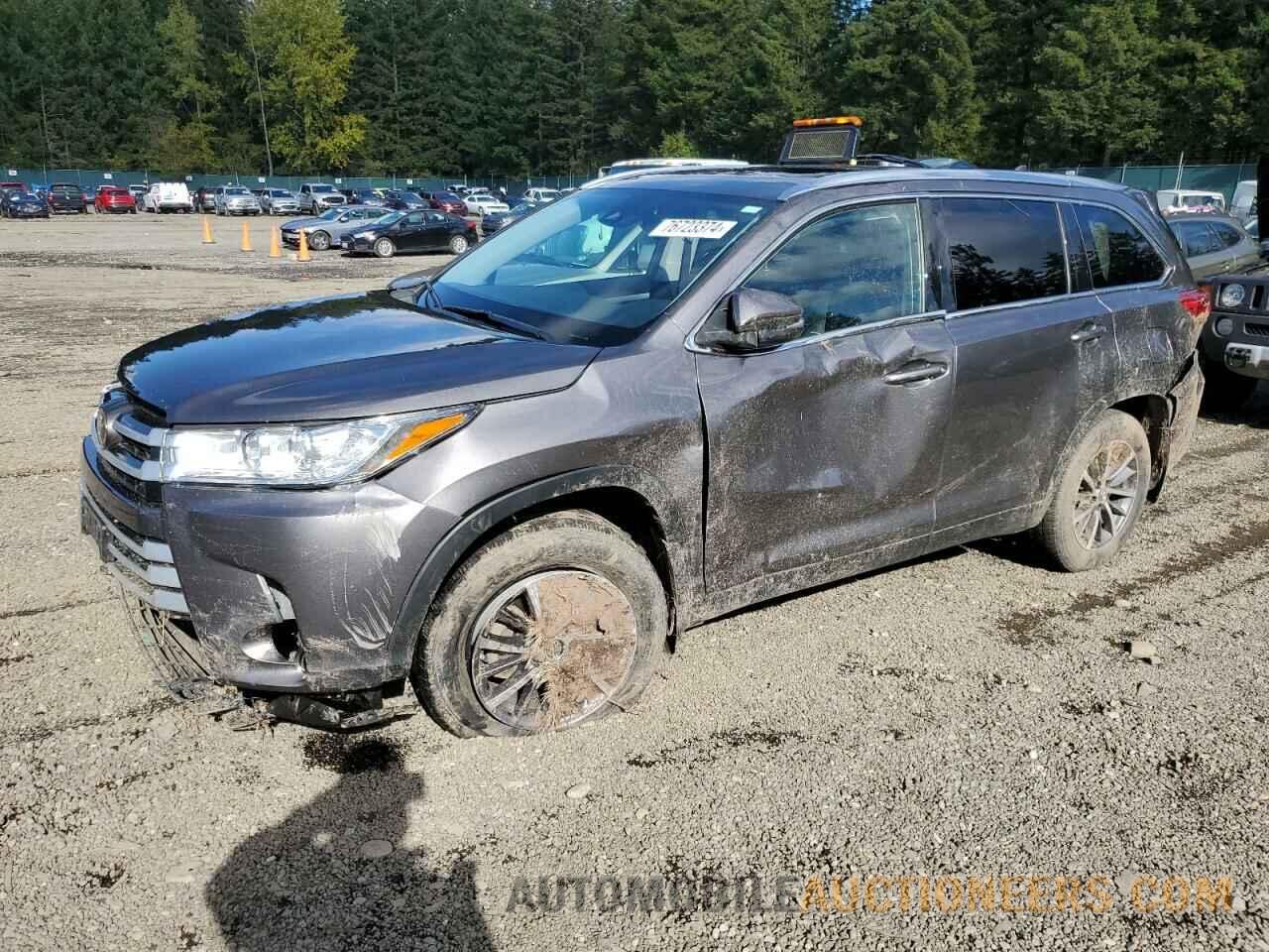 5TDJZRFH5KS601397 TOYOTA HIGHLANDER 2019