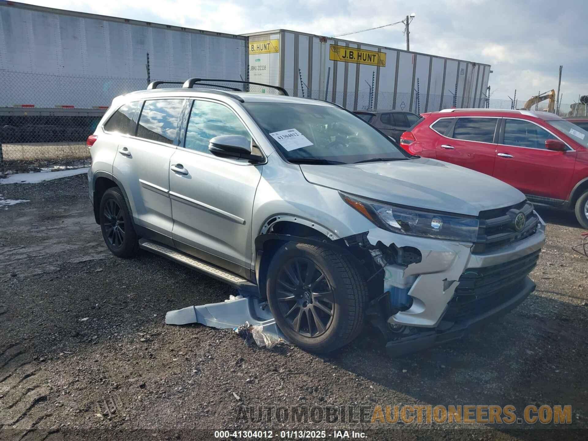 5TDJZRFH5KS606423 TOYOTA HIGHLANDER 2019