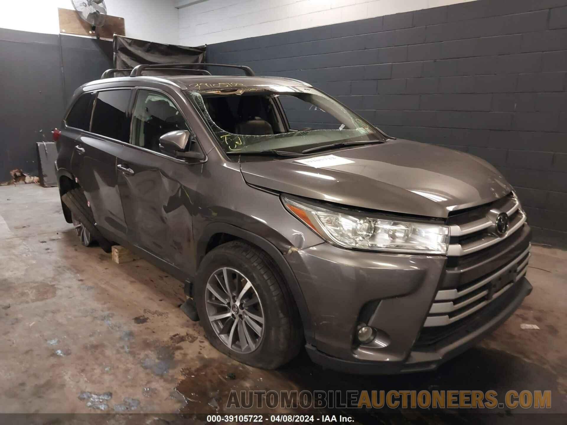 5TDJZRFH5KS617356 TOYOTA HIGHLANDER 2019