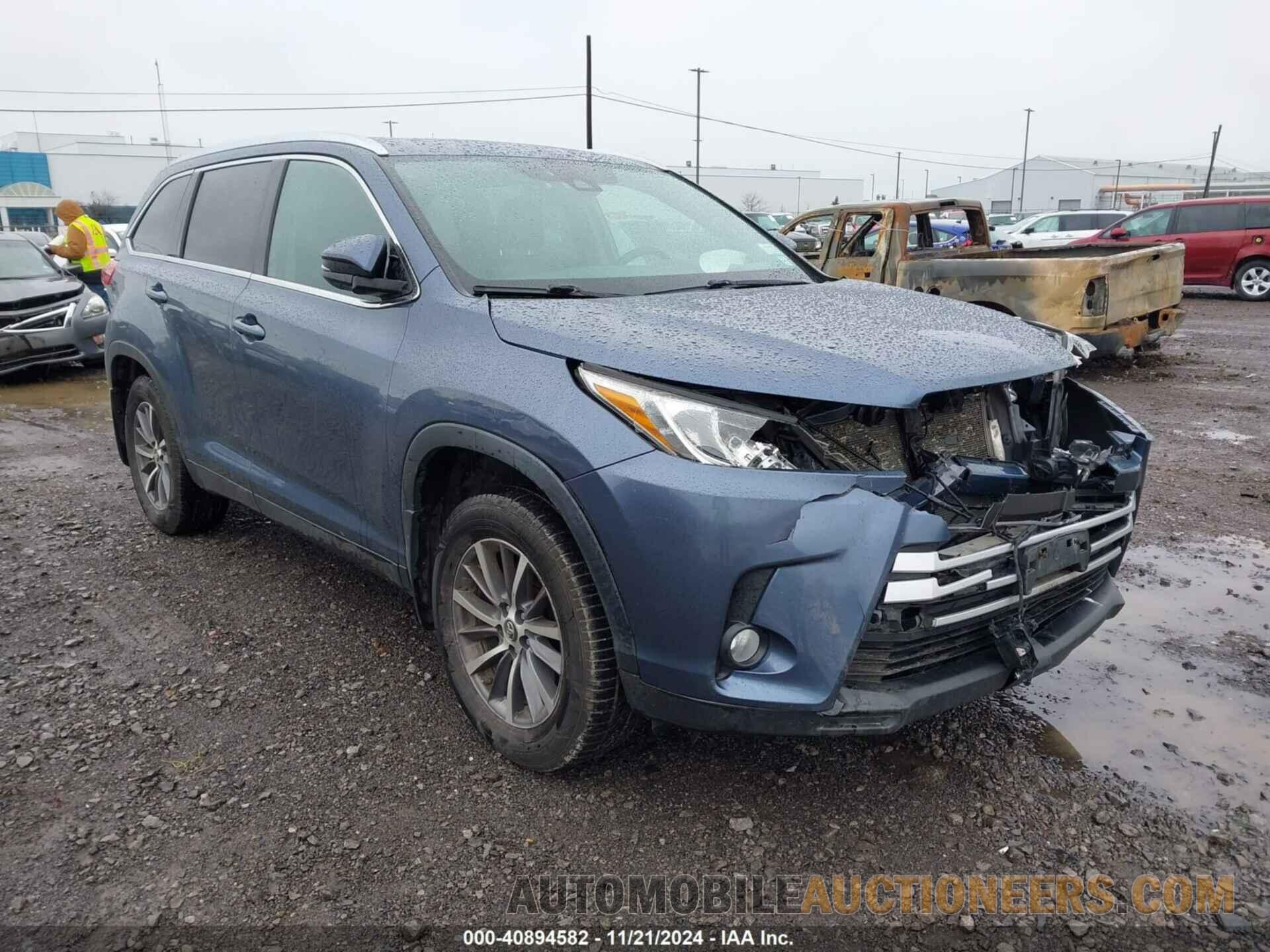 5TDJZRFH5KS739389 TOYOTA HIGHLANDER 2019