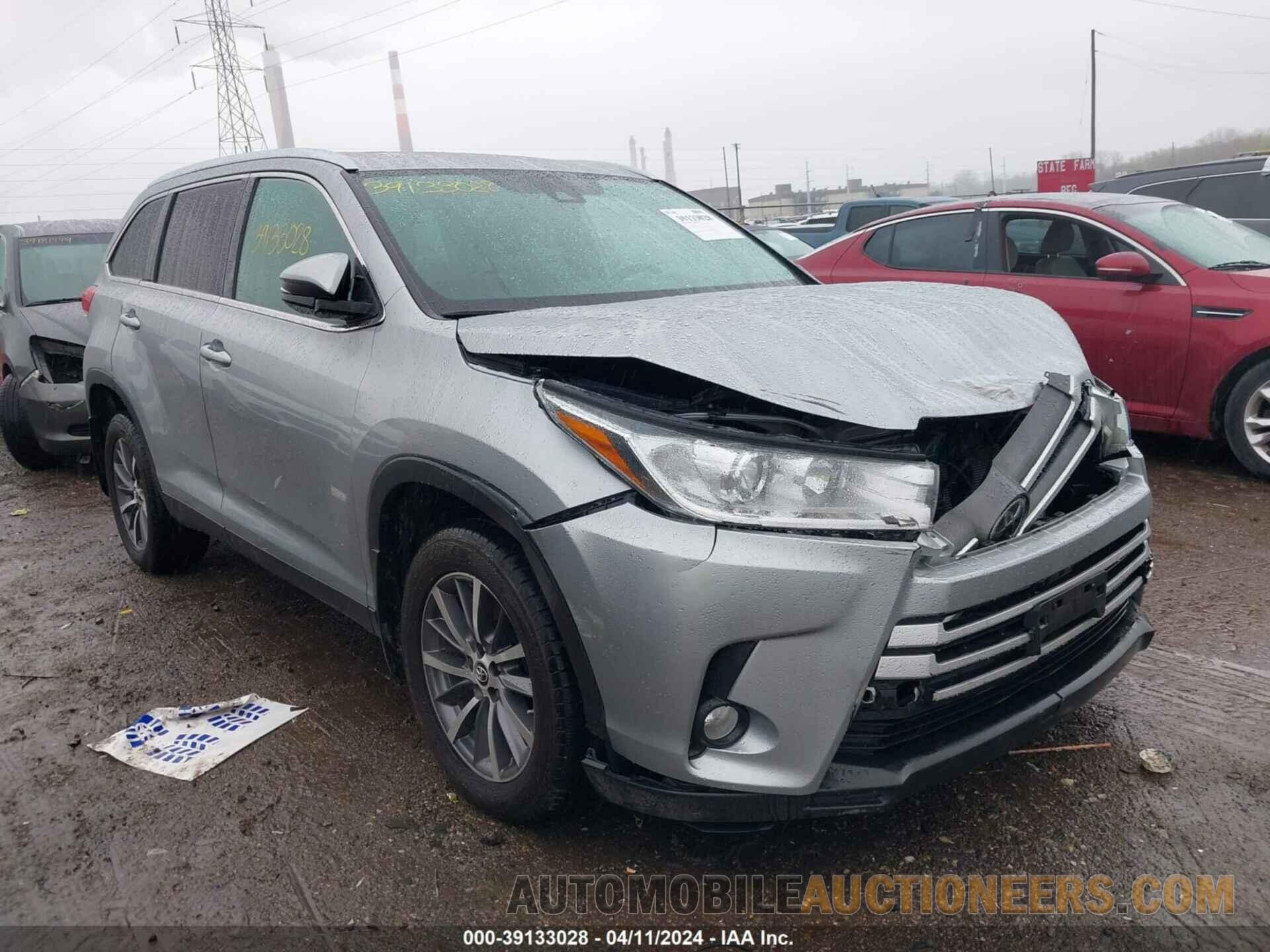 5TDJZRFH5KS932285 TOYOTA HIGHLANDER 2019