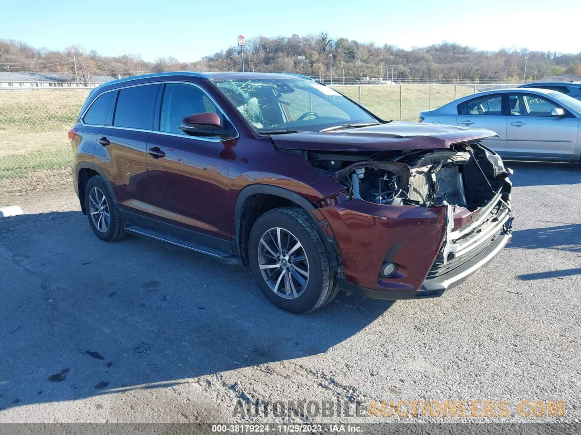 5TDJZRFH5KS939415 TOYOTA HIGHLANDER 2019