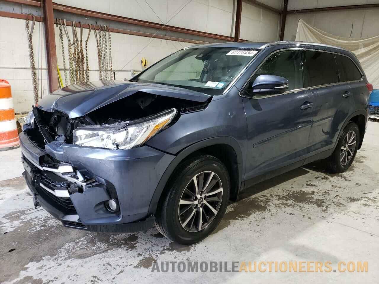 5TDJZRFH5KS954111 TOYOTA HIGHLANDER 2019