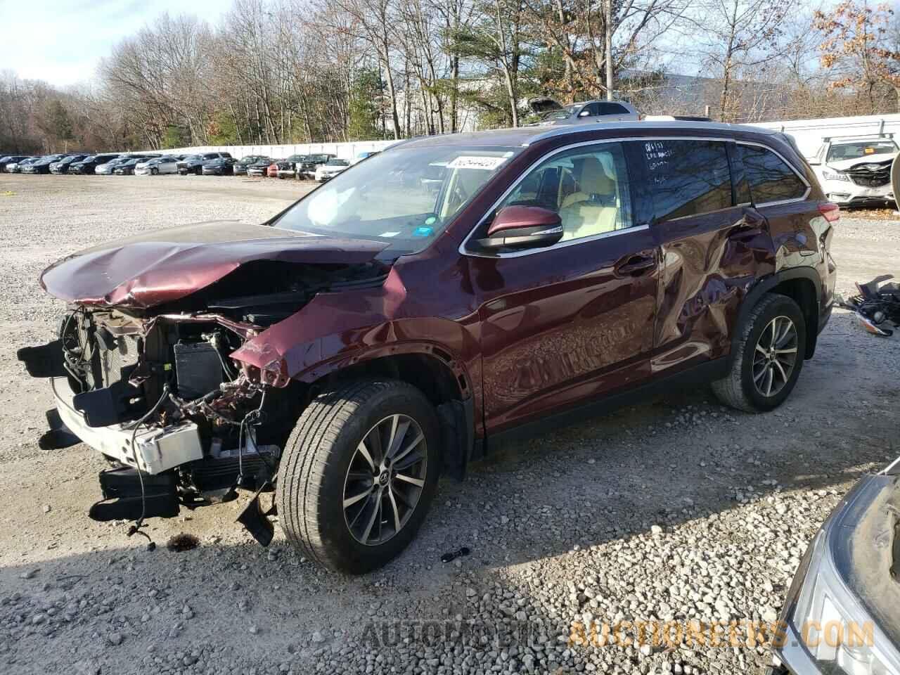 5TDJZRFH5KS965660 TOYOTA HIGHLANDER 2019