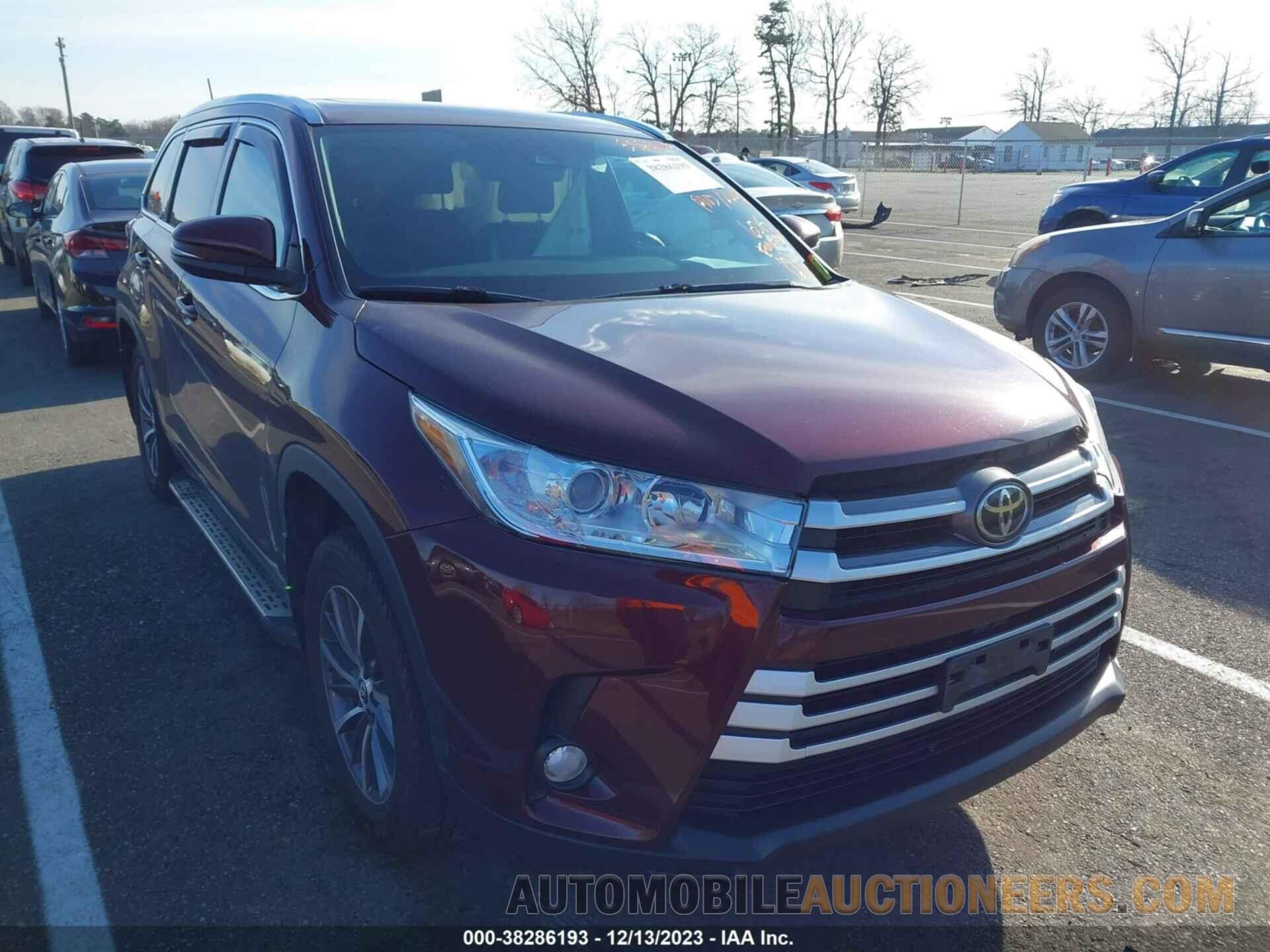 5TDJZRFH5KS981244 TOYOTA HIGHLANDER 2019