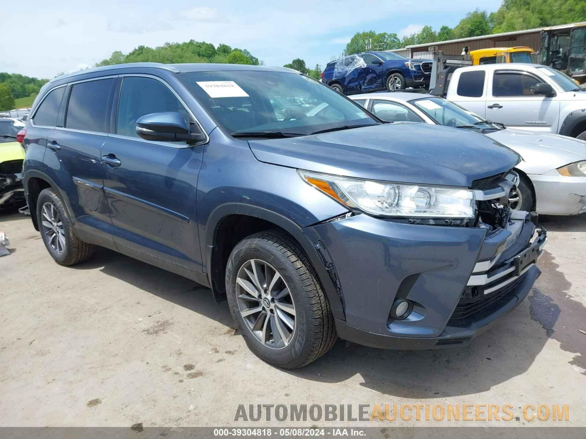 5TDJZRFH5KS984516 TOYOTA HIGHLANDER 2019