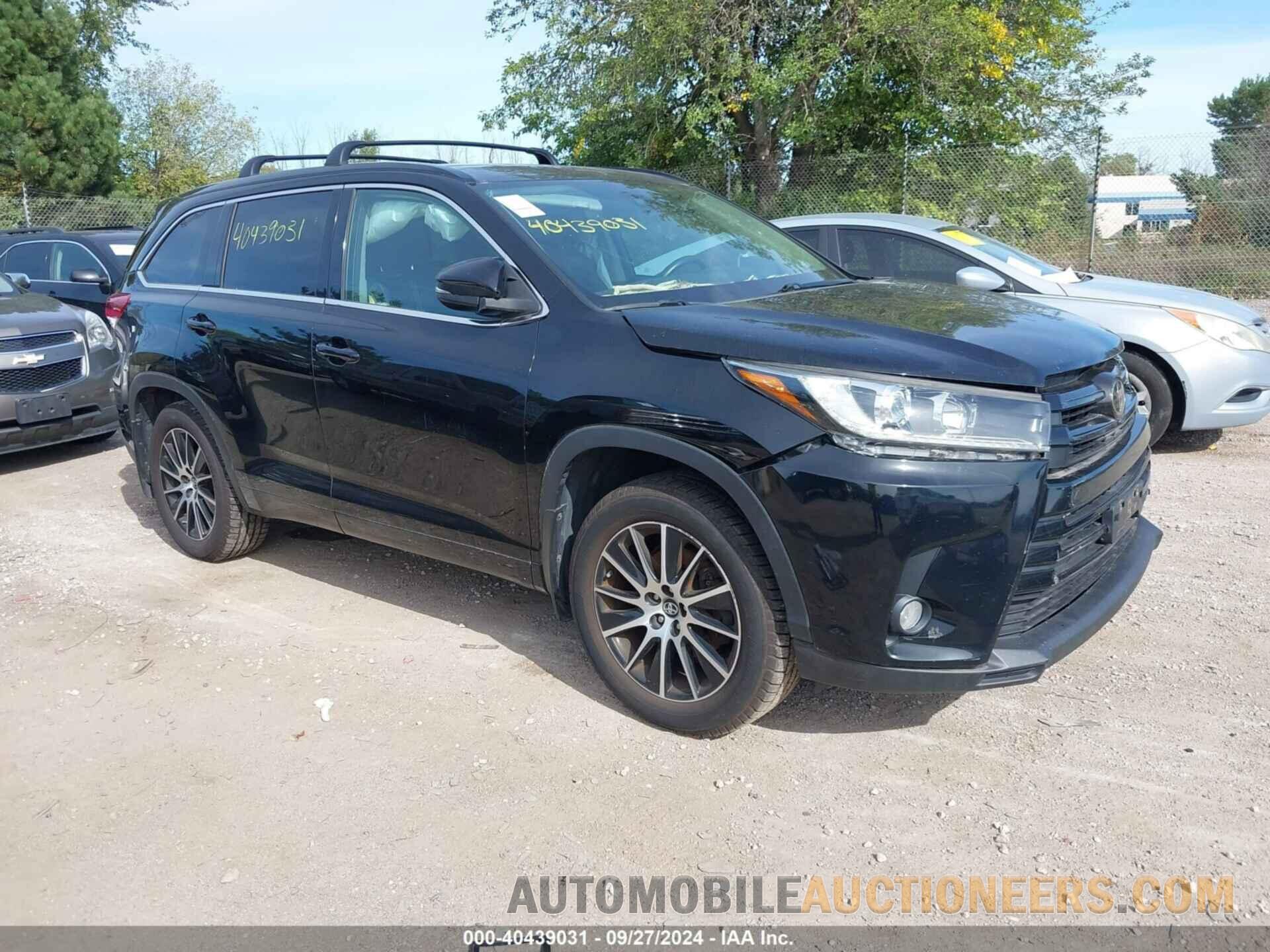 5TDJZRFH6HS391613 TOYOTA HIGHLANDER 2017