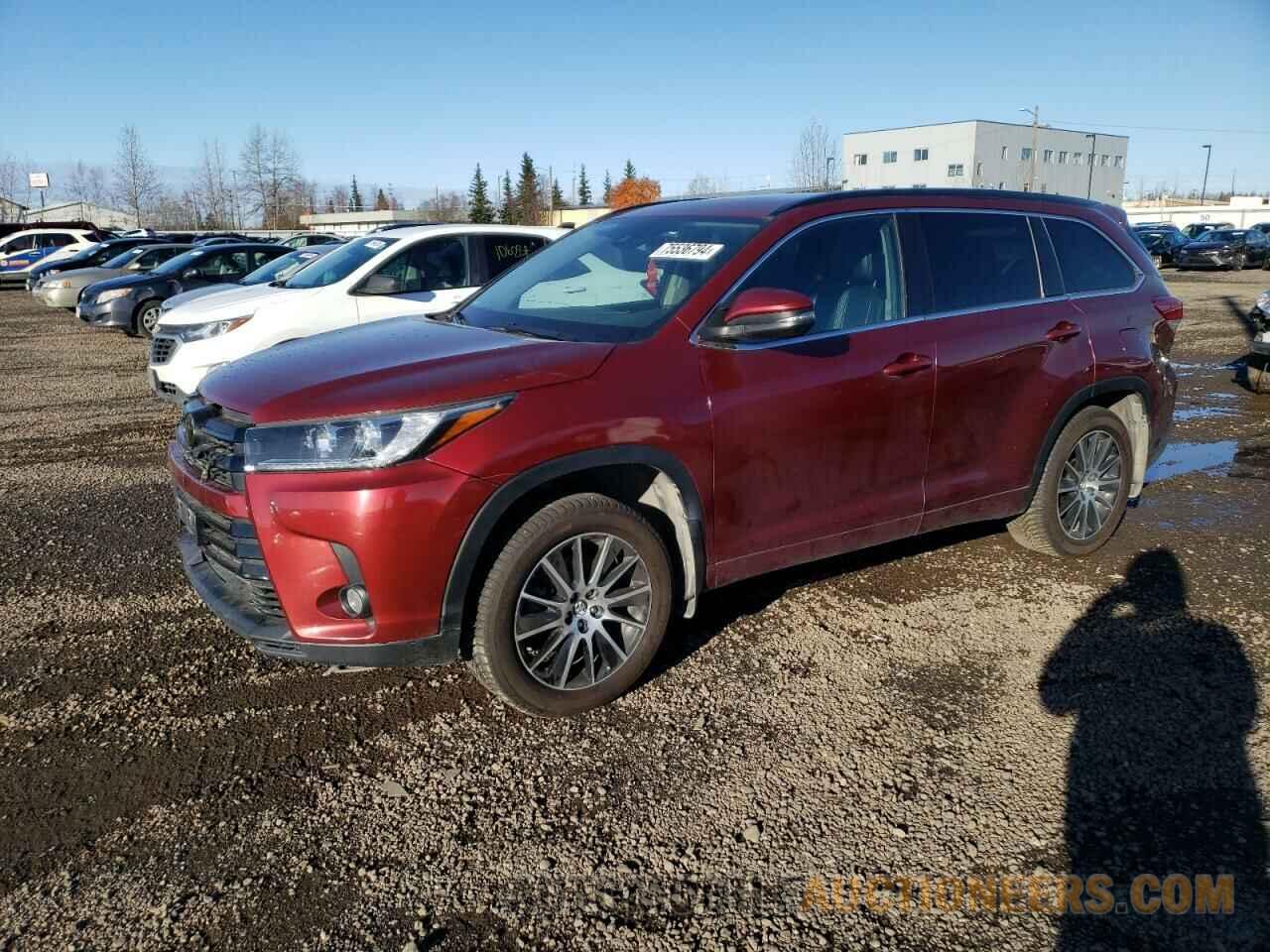 5TDJZRFH6HS407616 TOYOTA HIGHLANDER 2017