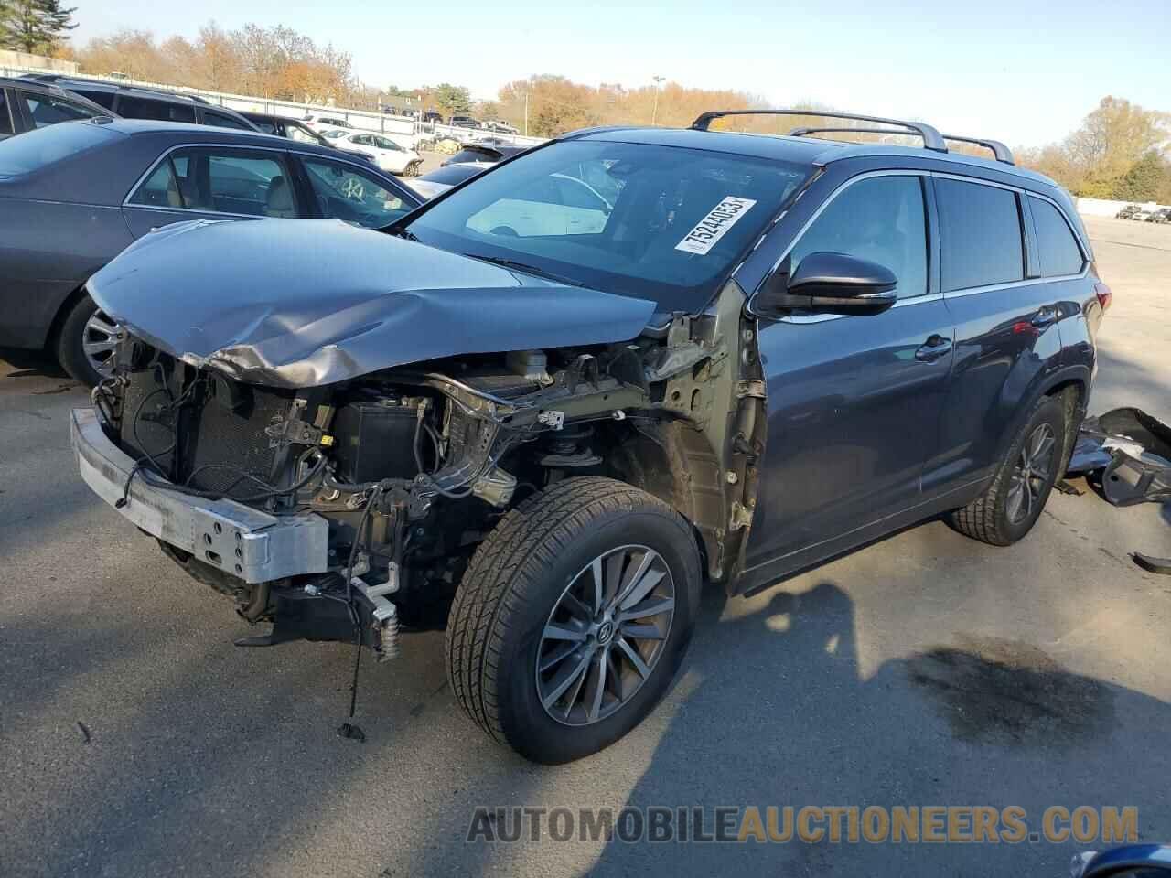 5TDJZRFH6HS442706 TOYOTA HIGHLANDER 2017