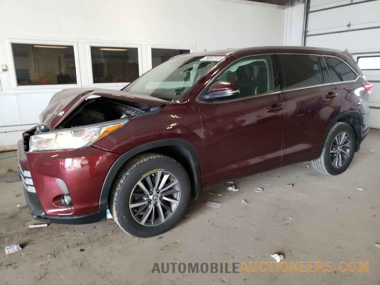 5TDJZRFH6HS460963 TOYOTA HIGHLANDER 2017