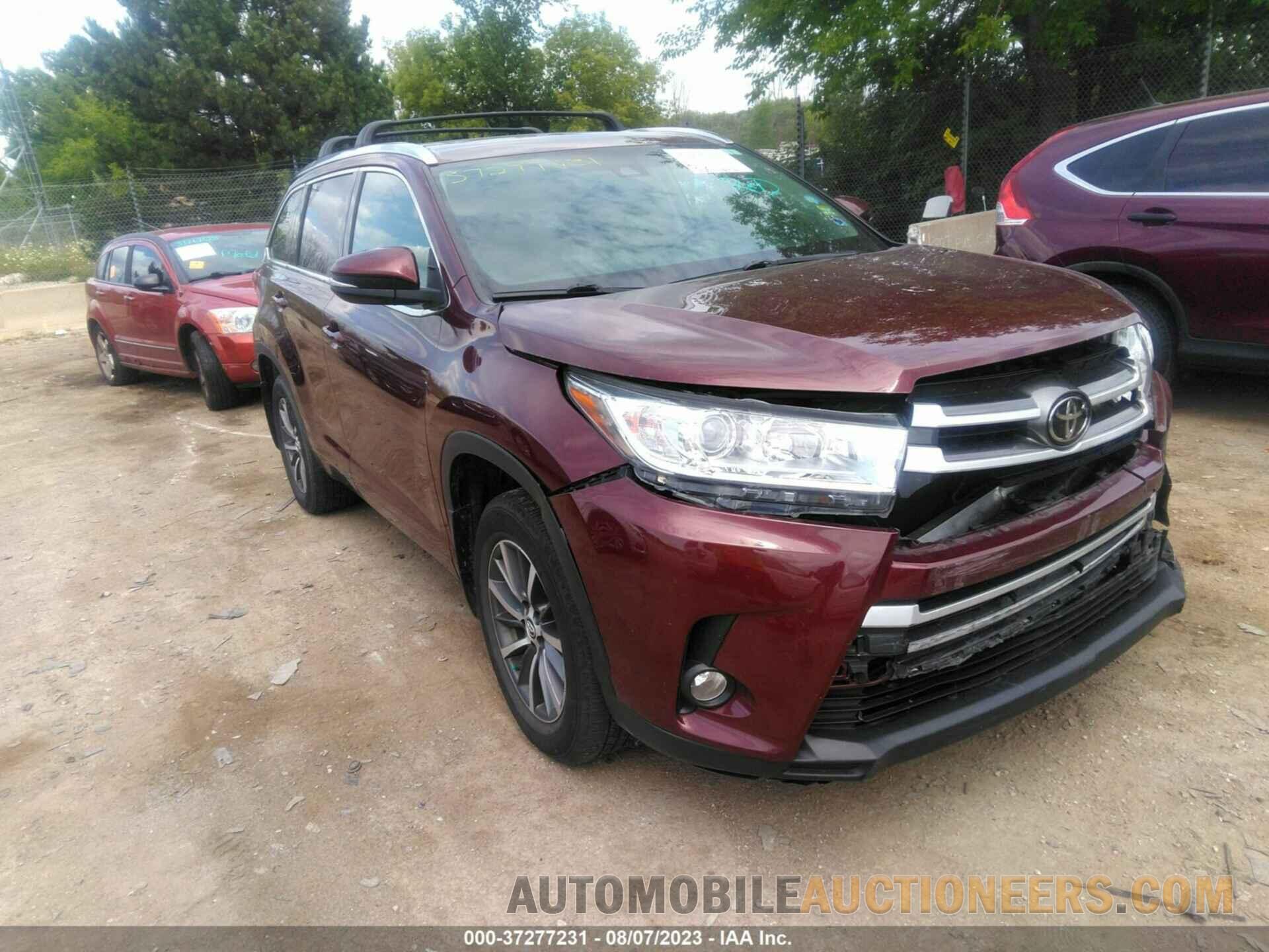 5TDJZRFH6HS464530 TOYOTA HIGHLANDER 2017