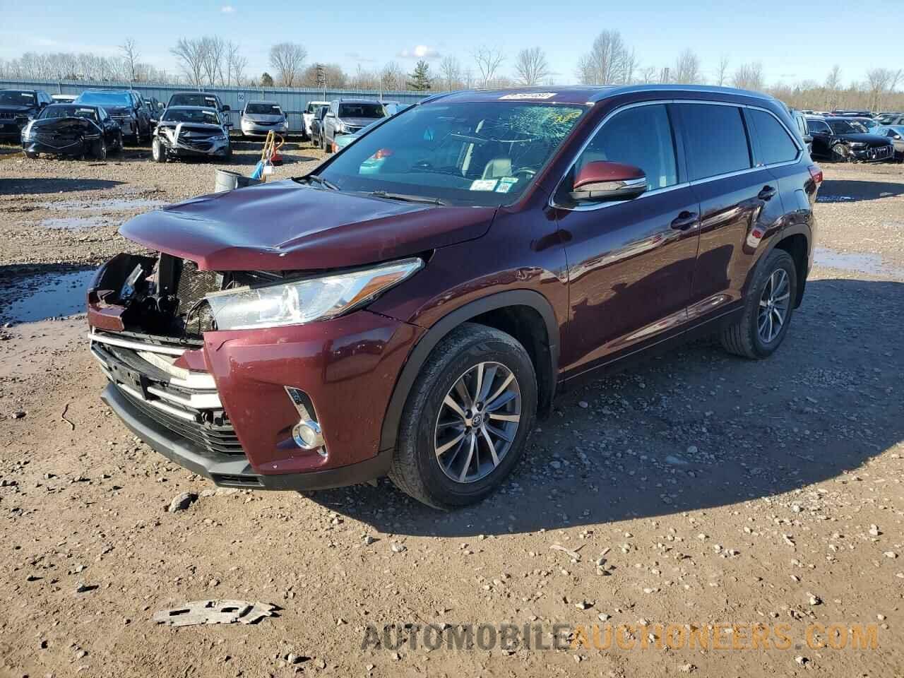 5TDJZRFH6HS477262 TOYOTA HIGHLANDER 2017