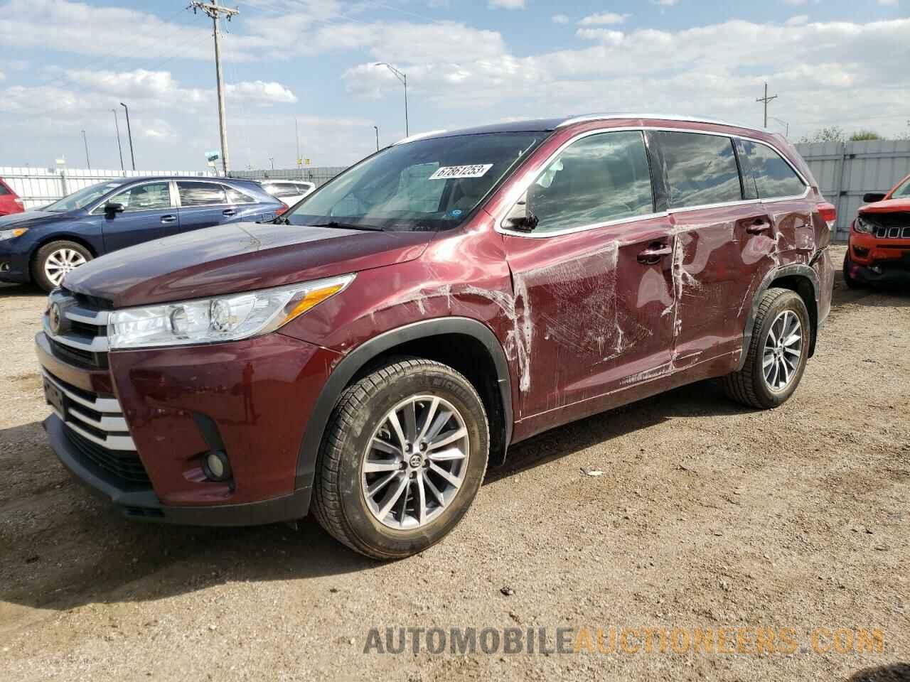 5TDJZRFH6HS483711 TOYOTA HIGHLANDER 2017