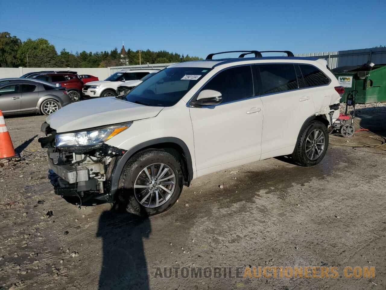 5TDJZRFH6JS523808 TOYOTA HIGHLANDER 2018