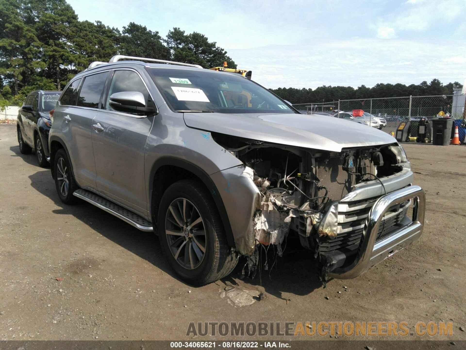 5TDJZRFH6JS841489 TOYOTA HIGHLANDER 2018