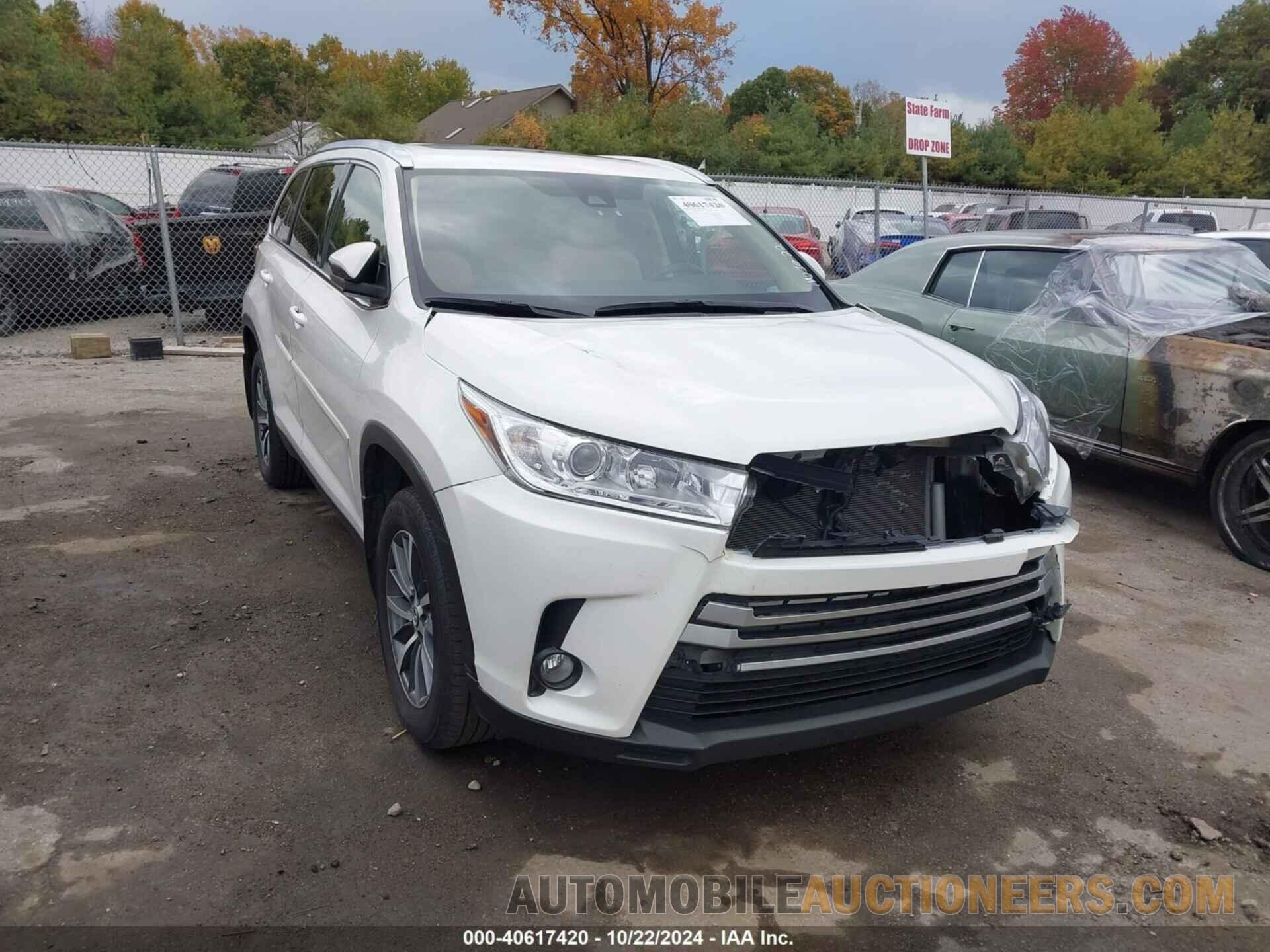 5TDJZRFH6KS562772 TOYOTA HIGHLANDER 2019