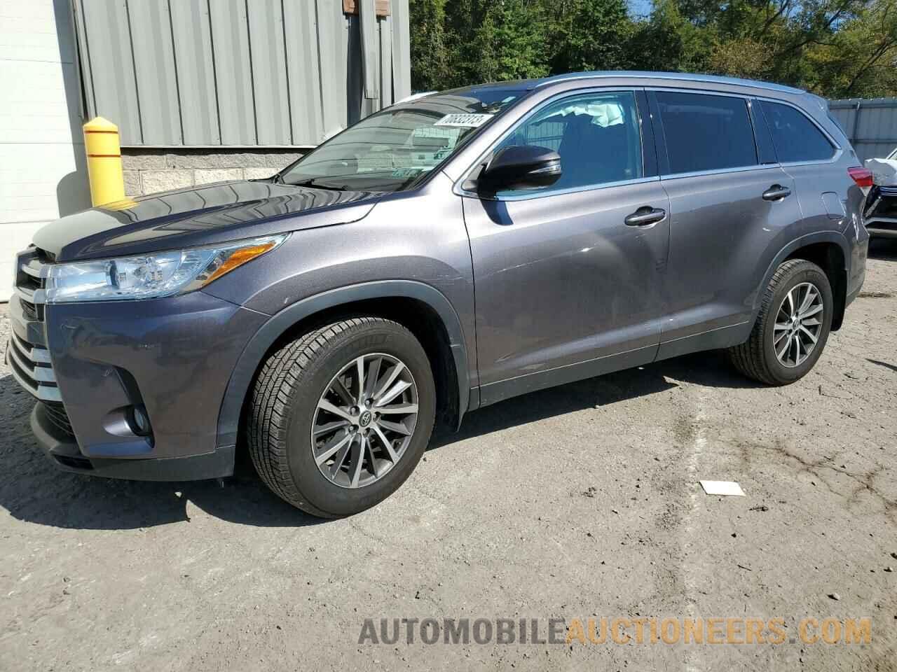 5TDJZRFH6KS581564 TOYOTA HIGHLANDER 2019